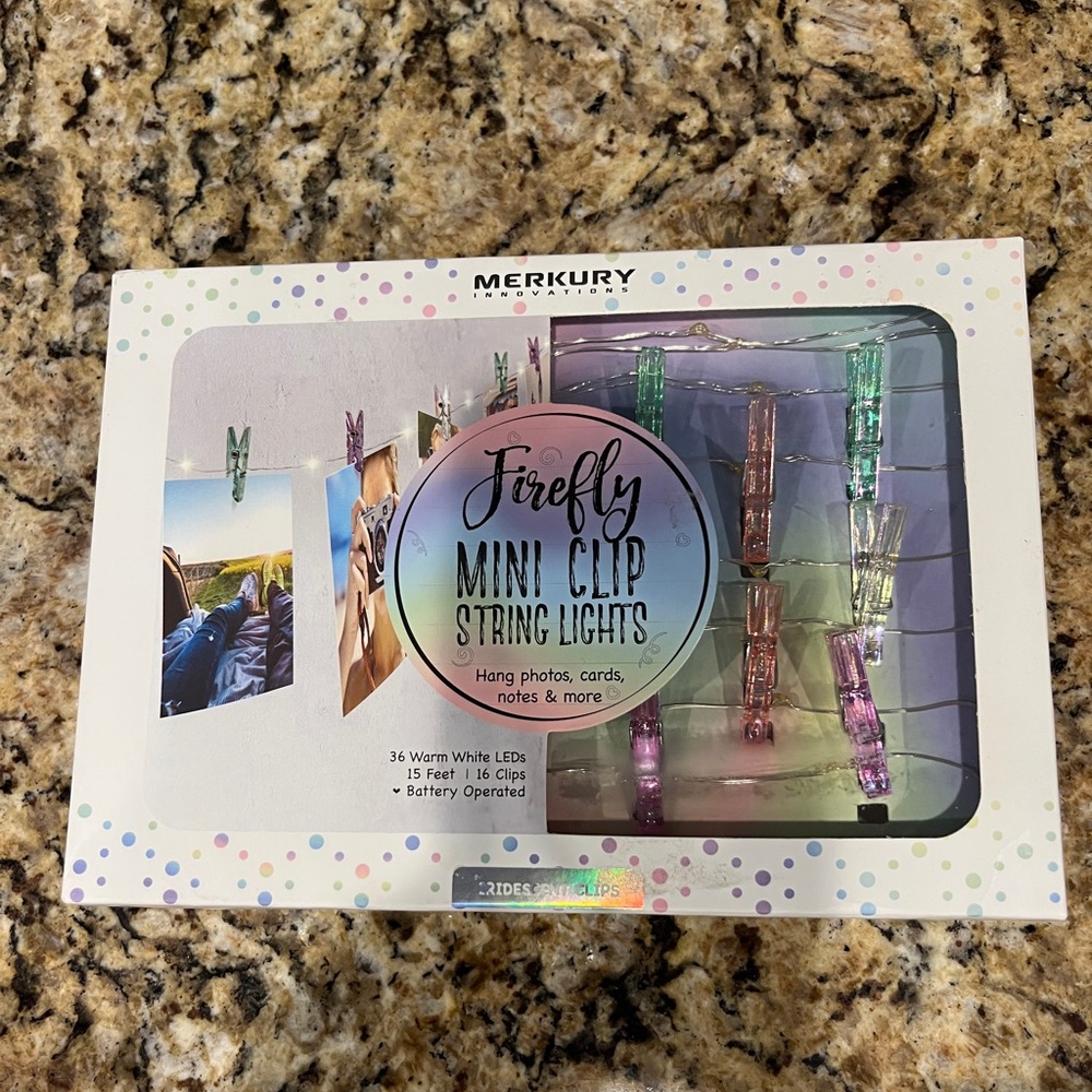 3 Firefly Mini Clip String Lights New